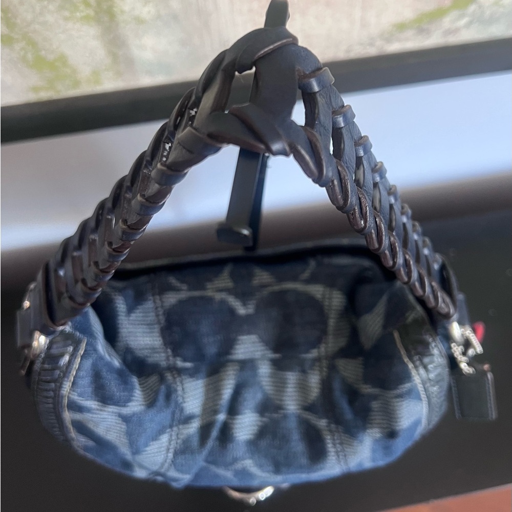 Coach Signature Poppy Hobo Denim Bag 2011 - Picture 7 of 12